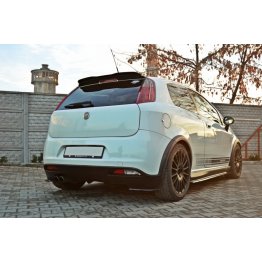 Накладка сплиттер на спойлер на Fiat Grande Punto Abarth